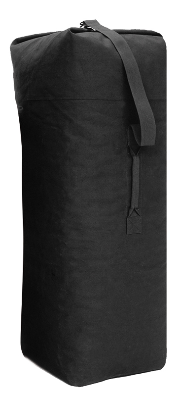 Seesack US Baumwolle Standard Large Schwarz